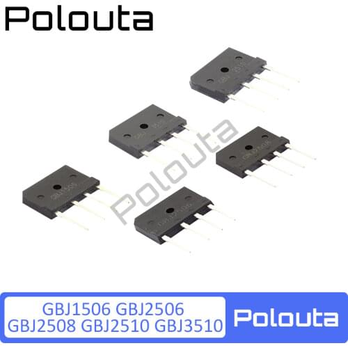 10 Pcs/lot Polouta Gbj2508 Gbj1506 Gbj2506 Gbj2510 Gbj3510 Induction Cooker Rectifier Supper Capacitor Protection Board