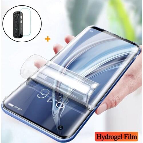 2in1 FrontHydrogel Film For xiaomi mi 10t pro 10tlite screen protector for xaomi mi10t lite 10tpro Lens Camera Protector