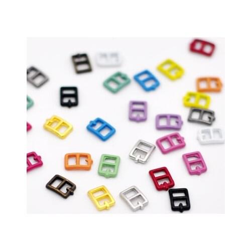 20pcs 5*6MM Mini button buckle Tri-glide ultra-small belt buckle doll clothes buttons shoes bag buckle blyth clothing accessory