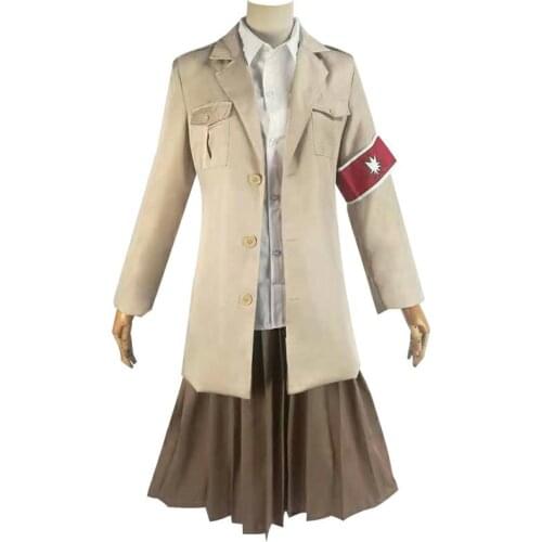 2021 New Arrival Attack on Titan Eldian Warrior Unit Pieck Cosplay Costume Eldian Dress