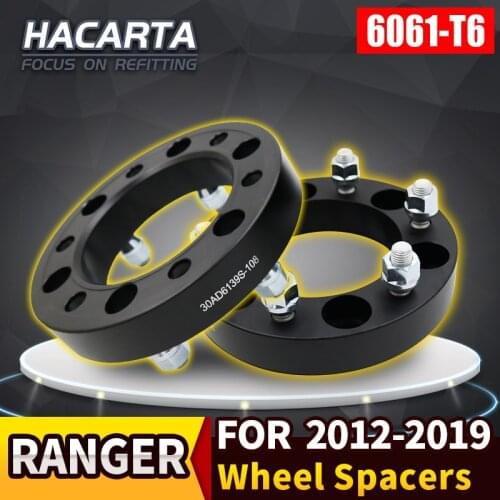 4PCS Forged Aluminum Black 30mm-35mm Thick 6061-T6 Wheel Spacers fit for RANGER 2012-2019 T6 T7 T8