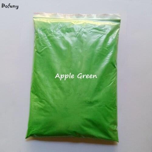 500g/bag Pearl Powder Pigment Apple green Mica powder pearlescent pigment For Paint&Printing