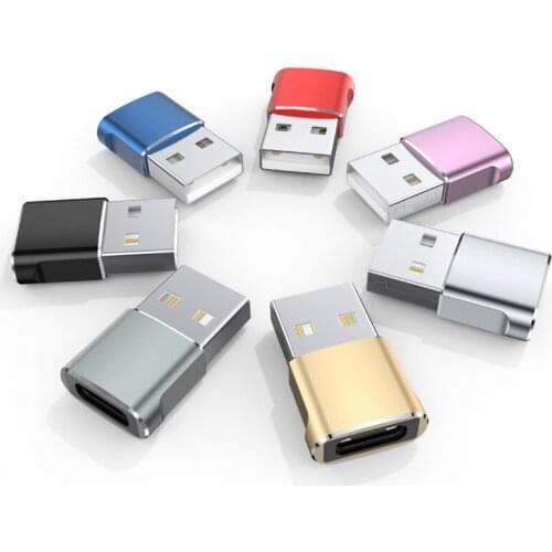 For Iphone USB TypeC OTG Adapter Type-C USB 3.0 Male to USB C Female OTG Data Adapter Converter Cable Adapter For Apple Macbook