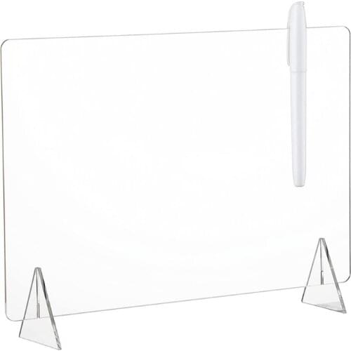 Transparent Home Message Board for Office Desktop Schedules Erasable Board N0PB