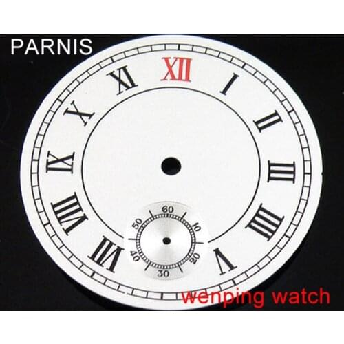 38.9mm watches dial adjustment ETA 6498 Tianjin Asia 3620 movement clock dial parnis watch parts
