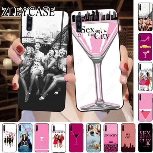 Sex and the City girl Soft Phone Case For Samsung Galaxy A50 A10 A20 A20E A20S A30S A40 A51 A70 A30 A6 A7 A8 COVER Coque Shell