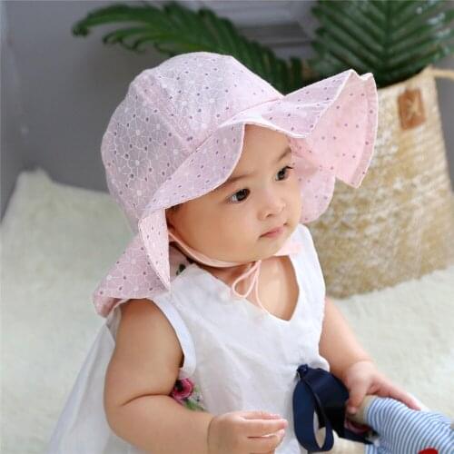 Kids Spring/Summer Sun Hat New Childrens Fishermans Hat Baby Casual Wild Basin Outdoor Sunshade Cap