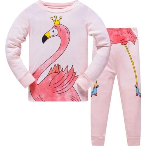 Kid Pajamas Set For Girls Spring Pijama Animal Boys Spring Autumn Sleepwear Cartoon Home Suit Cat Nightwear Baby Infant Clothes