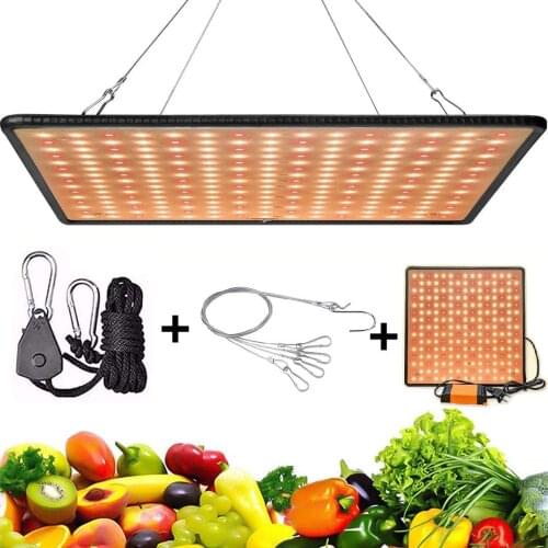 Phyto Lamp for Plants Full Spectrum Led Grow Light Panel Red and Warm White 3500K Full Spectrum For Indoor Plants