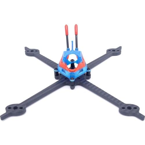 MIni Apro 200 200mm X-type split Carbon Fiber Frame with 3D Printed TPU Hood for 5inch Propeller FPV Drone Quacopter part