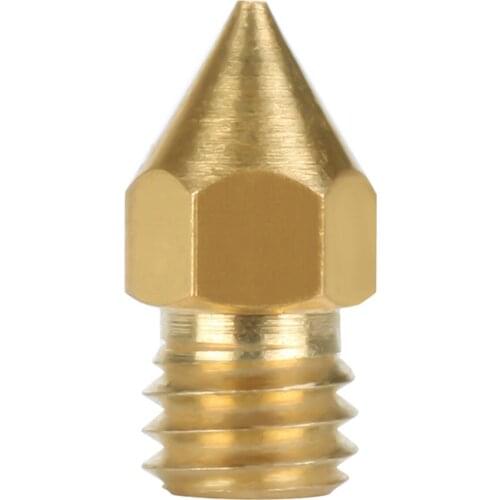 MK8 Brass Nozzle 0.1~1.0MM Extruder Print Head Nozzle for 1.75MM CR10 CR10S Ender-3 3D Printer Accessories In Stock