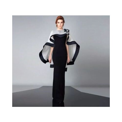 Can customs size 100%real black velvet with organza cloak mermaid long dress/cosplay/stage performence/studio/can customs size