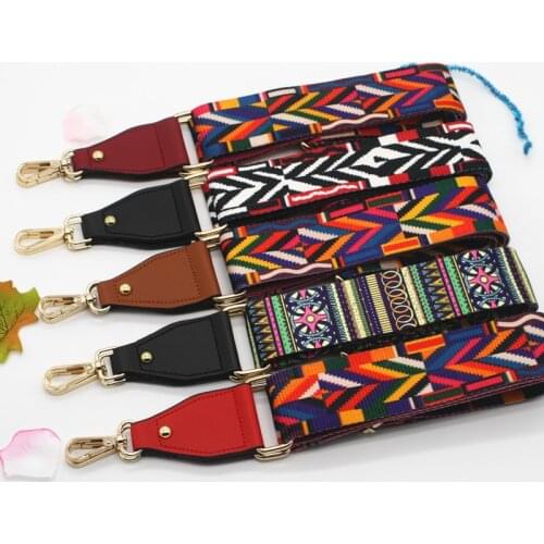 Shoulder Strap for Bags Canvas Weave Wide Strap Bag Fashion Handbag Crossbody Bag Straps Replacement Belt Accessories KZ151361