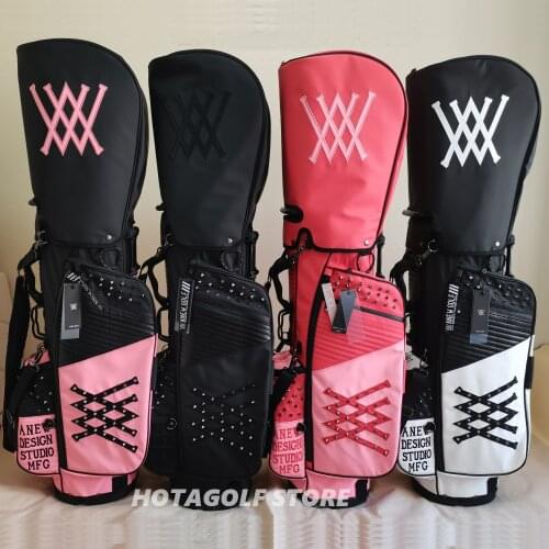NEW Fashion handbag hand bag tote bag golf Standard Ball Golf Bag Caddy Golf Cart Stuff Stand Tripod Golf Bag Two Caps