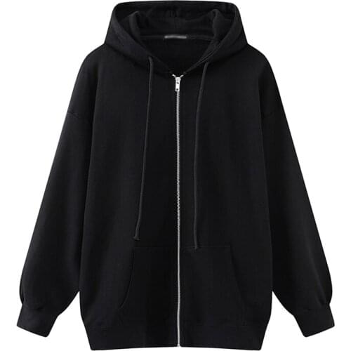 New Autumn Fashion Ladies Streetwear Fleece Outfits Casual Boyfriend Cute Hoodies Sweet Women Oversize Girls Thick Hoodies