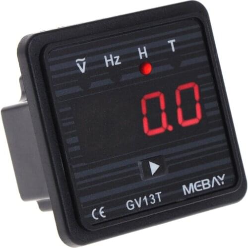 GV13T AC220V Diesel Generator Digital Voltmeter Frequency Hour Test Panel Meter