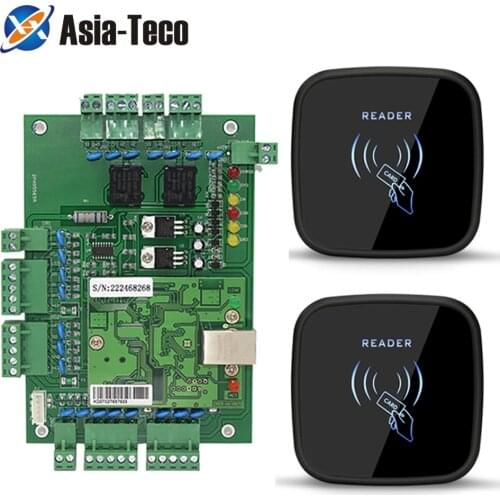 TCP/IP Wiegand 26 Access Control Panel Board Controller Network Door Entry security solutions Software 125Khz ID reader kit