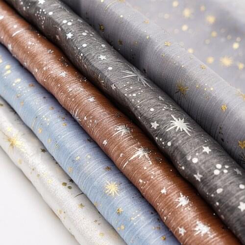 Organza Glitter Fabric Bronzed Tulle Fabric Dress For Women Party Decoration Accessories 45*150 Cm/Piece TJ0323-1