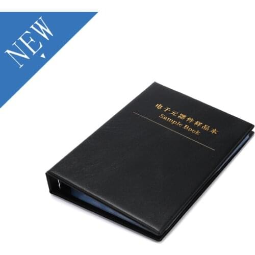 Resistor Capacitor Inductor IC SMD Components Empty Sample Book For 0402/0603/0805/1206 Electronic Component with 20 Empty Pages