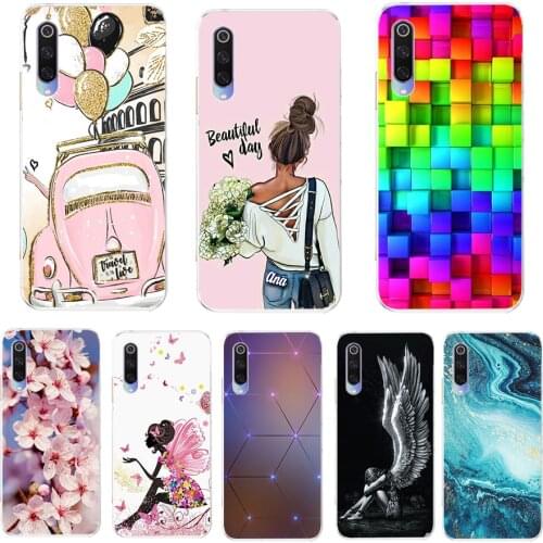 For Xiaomi Mi 9 SE Case MI 9SE Silicone Bumper Back Cover Soft TPU Phone Cases For Xiaomi Mi9 Case MI 9 Cover Coque