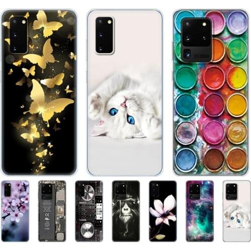 Silicon Case For Samsung Galaxy S20 Soft TPU Phone Cover For Samsung Galaxy S20 PLUS Case For Samsung Galaxy S20 Ultra S 20