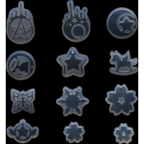 Resin Silicone Pendant Mold Sakura Ornaments Handmade Jewelry Making Tool