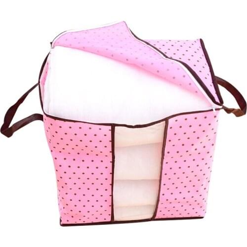 Bedroom Bedding Storage Bag Students Dormitory Woven Bamboo Storage Box Quilts Environmental Dust and Moisture Bags