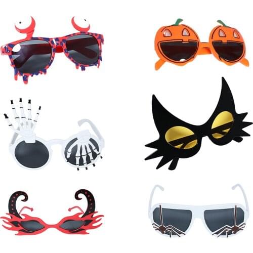 Halloween Decoration Glasses Spider Web Pumpkin Style Halloween Glasses Kids Diy Accessories Men Women Festival Party Supplies
