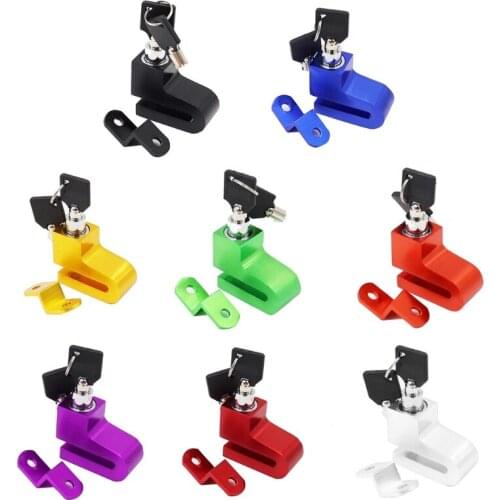 Universal Motorcycle Aluminum Alloy Security Lock Heavy Duty Bicycle Anti-theft Lock Durable Disc Brake Lock N0HF