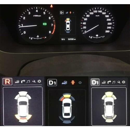 The embedded probe in the front of radar electronic eye front - mounted radar is refitted for Hyundai Tucson 2015 TL 95720D3000