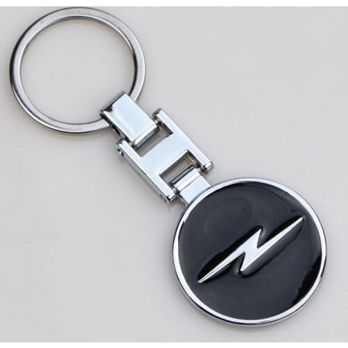 High quality metal keychain Car emblem key ring for OPEL astra j g insignia corsa d vectra c zafira a keychain accessories