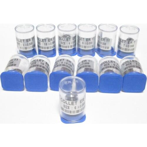 Free shipping 10pcs high precision 0.008mm ER11 chuck 3mm-7mm er11 6mm er11 5mm CNC machine tool chuck Er series milling