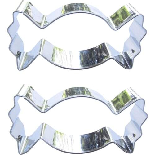 Candy shape 2 piece biscuit cutting molds, baking tools, cake decorating soft candy tools