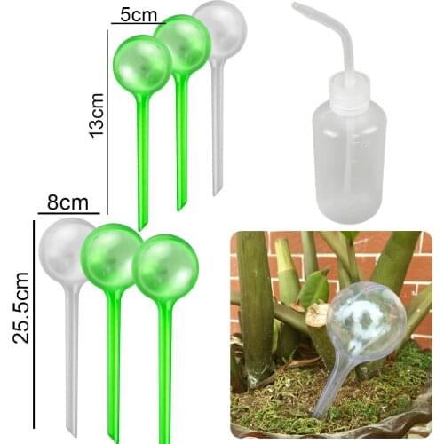 6/10 PCS Automatic Plant Self Watering Bulb Balls House Garden Can Houseplant Device Drip Irrigation System Flower Water Feeder