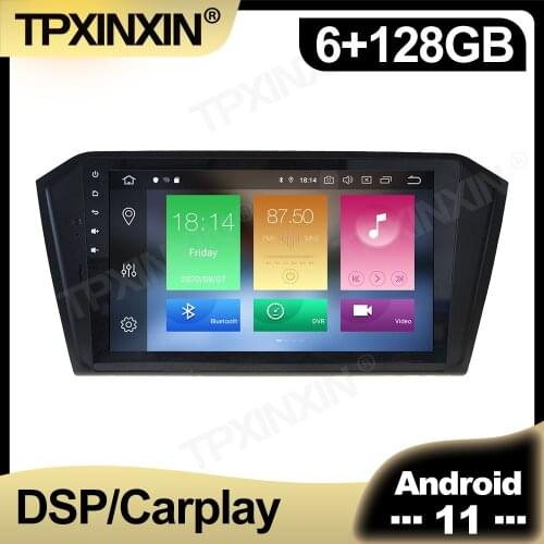 Android 11.0 For Volkswagen VW B8 Passsat 2016 2017 2018 Car Radio Multimedia AutoRadio DVD Player Navigation Stereo GPS 2 din