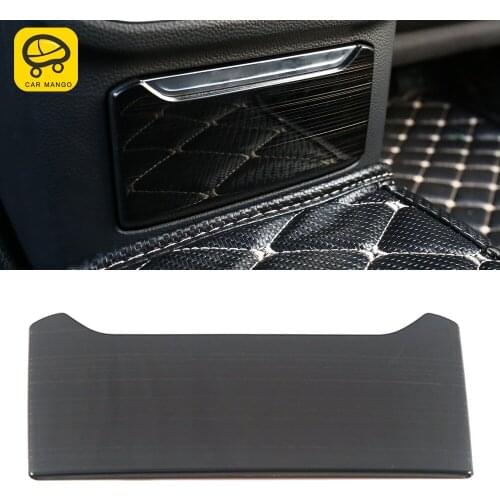 CarManGo Car Accessories Back Air Vent Storage Box Cover Trim Sticker Frame Decoration for VW Volkswagen Arteon 2017-2020