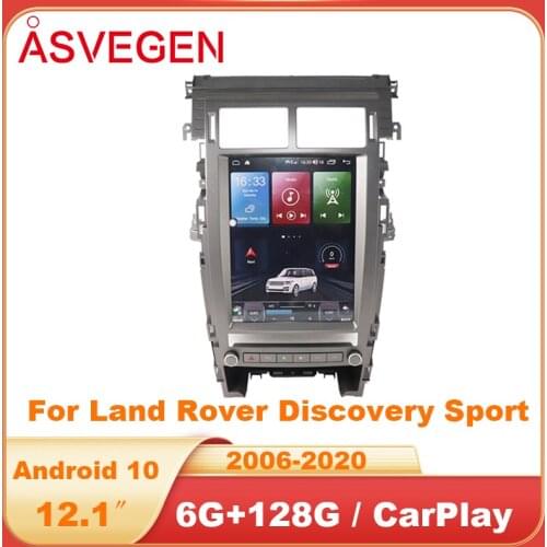 Android 10.0 Tesla Car DVD Player GPS Navigation For Land Rover Discovery Sport 2016-2020 Auto Radio Stereo Headunit Screen