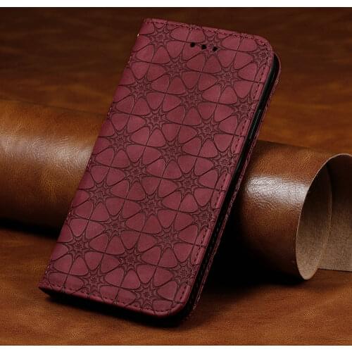 Realme C3 C11 C15 Premium Emboss Flip Book Case Pattern Card Slot Leather Shell for OPPO Realme C11 Case Realmi C 15 11 3 Funda
