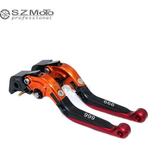 For DUCATI 999 / S /R 2003-2006 2005 2004 Aluminum Motorcycle Accessories Folding Extendable Adjustable Brakes Clutch Levers CNC