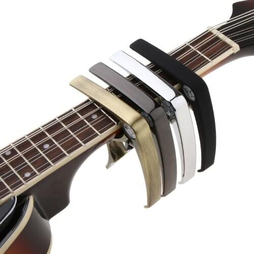 Zinc Alloy Guitar Capo Tune Clamp Key Trigger Nail Pin Puller for Guitar Bass Banjo Ukulele Parts