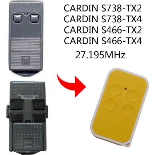 CARDIN S738 S466 TX2 TX4 27.195MHz Remote Control CARDIN Low Frequency Gate Garage Door Control