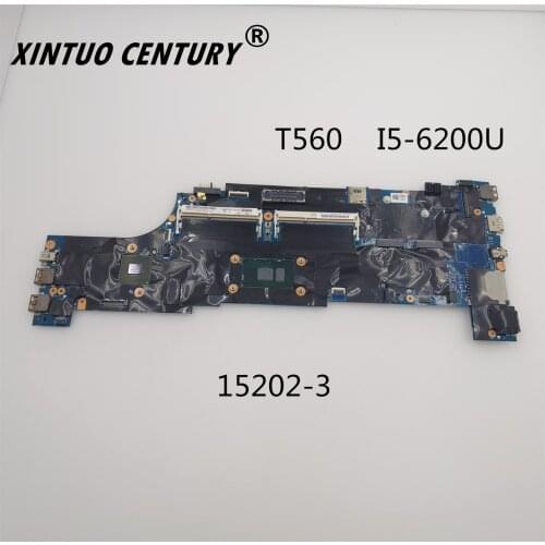 For Lenovo T560 motherboard mainboard para Thinkpad laptop 20FH 20FJ LSZ-2 MB 15202-3 448.06D10.0031 01AY320 01AY321 01AY300