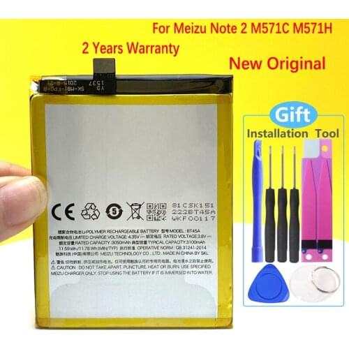 New Original BT45A Battery For Meizu Note 2 M571C M571H M571Q 3100mAh Smart Phone +Tracking Number