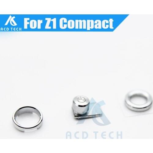 Original New Power On Off Button Switch Key Circle Ring Headset Jack Ring Full Set for Sony Xperia Z1 Compact M51W Z1 Mini