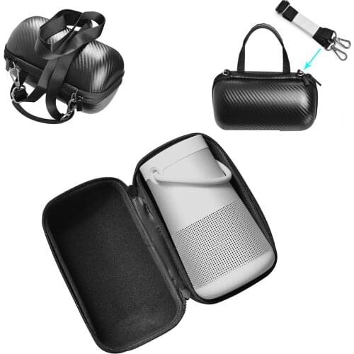 PU SoundLink Portable Storage Box Carrying Bag Pouch Protective Case Cover for Bose SoundLink Revolve Plus Bluetooth Speaker