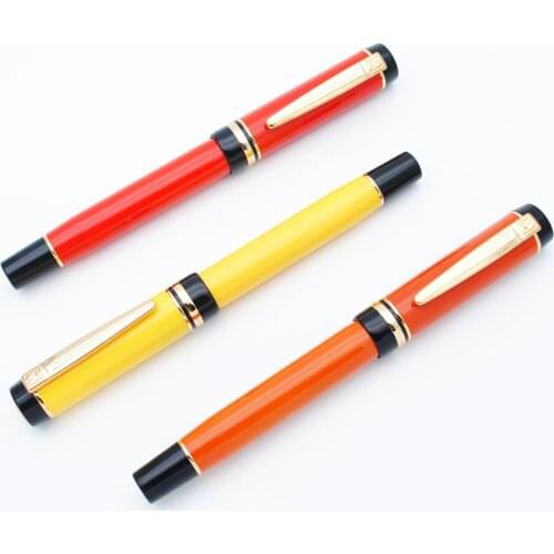 Wing Sung 670 Acetate Resin Fountain Pen Iridium EF/ F/ M Nib Ink Pen Original Box