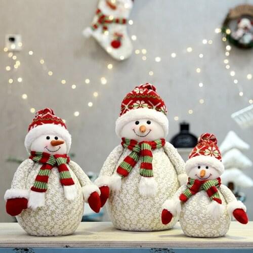Christmas decoration snowflake series Santa Claus doll ornaments christmas ornaments christmas