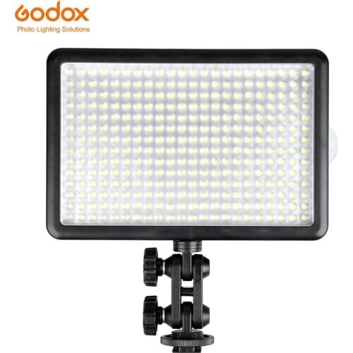Godox LED308W 5600k LCD Panel White Version Lighting With 16 channels Wireless Remote Led Light for Canon Nikon Camera Camcorder