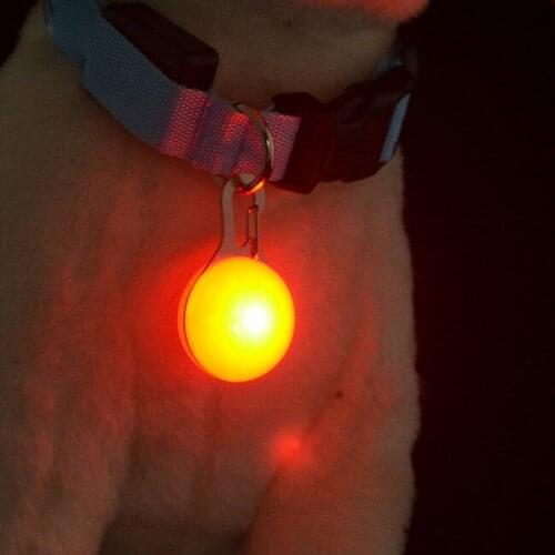 Pet LED glowing pendant necklace Safety puppy Cat&dog Night Light Flashing Collar pet Luminous Bright Light Pet collars Pendant