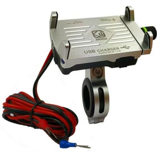 Bicycle Phone Holder Handlebar Clip Stand USB Fast Charger With Switch Mount Cell Phone Holder Bracket For IPhone 11 Pro Max